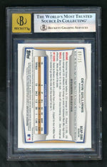 2014 Bowman Chrome Prospect Autographs Black Static Refractor Devin Williams #BCAPDWI /15 BGS 9
