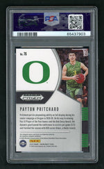 2020 Panini Prizm Draft Picks Payton Pritchard #76 PSA 10