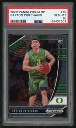 2020 Panini Prizm Draft Picks Payton Pritchard #76 PSA 10