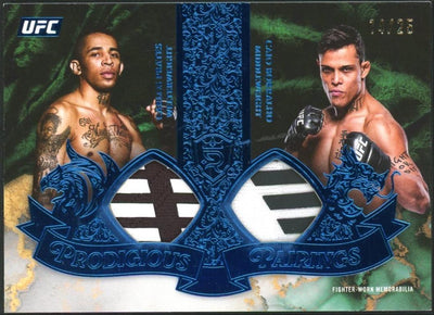 2025 Topps Royalty UFC Carlos Prates Caio Borralho Prodigious Pairings Blue /25