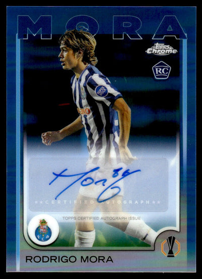 2024 Topps Chrome CA-MR Rodrigo Mora UEFA Club Competitions Rookie /150 FC Porto Auto