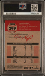2022 Topps Chrome Platinum Anniversary Cooper Hummel #299 RC /10 PSA 9