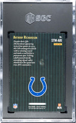 2023 Panini Select Throwback Anthony Richardson #STW-ARI RC SGC 8.5