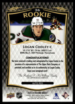 2023 Upper Deck Stature 36 Logan Cooley Auto Red Rookie /99 Coyotes