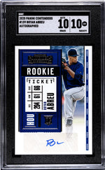 2020 Panini Contenders #159 Bryan Abreu Rookie Ticket SGC 10