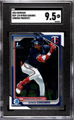 2024 Bowman Chrome Prospect Byron Chourio #BCP-129 SGC 9.5