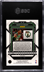2022-23 Panini Prizm Purple Fast Break Prizm Marcus Smart #3 /75 SGC 9
