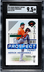 2024 Panini Prospect Edition Blue Herick Hernandez #125 /199 SGC 9.5