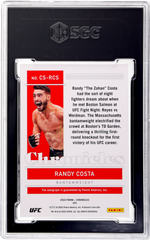 2022 Panini Chronicles Ufc #CS-RCS Randy Costa Auto. Gold 9 SGC 9.5
