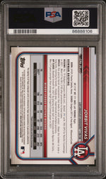2022 Bowman Chrome Atomic Refractor Jorbit Vivas #CPA-JV Auto /100 PSA 10