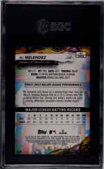 2024 Topps Finest Checkerboard Refractor MJ Melendez #63 SGC 10