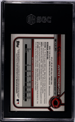 2022 Bowman Mega Box Chrome Justice Thompson #BCP-59 SGC 10