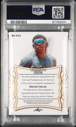 2021 Leaf Trinity Green Oscar Colas #OC2 RC Auto /75 PSA 10