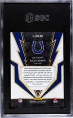 2023 Panini Select #TUR-ARI Anthony Richardson Turbocharged SGC 8.5