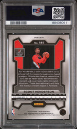 2023 Panini Prizm Silver Prizm Scoot Henderson #141 PSA 9