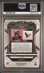 2022 Panini Prizm Forest Camo Prizm John Metchie III #316 /15 PSA 9