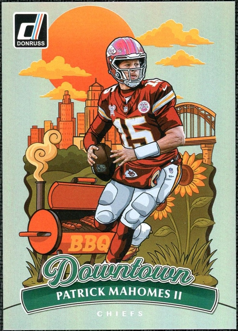 2025 Donruss #8 Patrick Mahomes II Downtown
