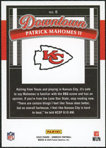 2025 Donruss #8 Patrick Mahomes II Downtown