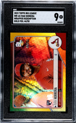 2023 Topps Big League Wrapper Redemp Gold Foil Ivan Herrera #WR-65 RC /50 SGC 9