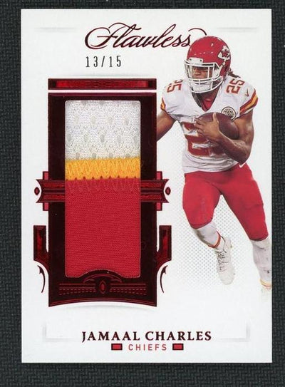 2021 Panini Flawless Jamaal Charles /15 Chiefs