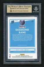 2020 Panini Donruss Optic 180 Desmond Bane Blue Velocity Blue Rookie Beckett 9.5 Gem Mint Memphis Grizzlies