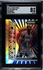 2023 Panini Prizm Dominance Silver Prizm De'Aaron Fox #17 SGC 8