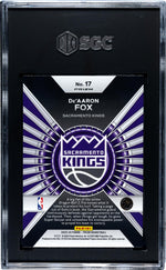 2023 Panini Prizm Dominance Silver Prizm De'Aaron Fox #17 SGC 8