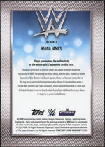 2026 Topps Chrome WWE BCA-KIJ Kiana James Auto 02/10