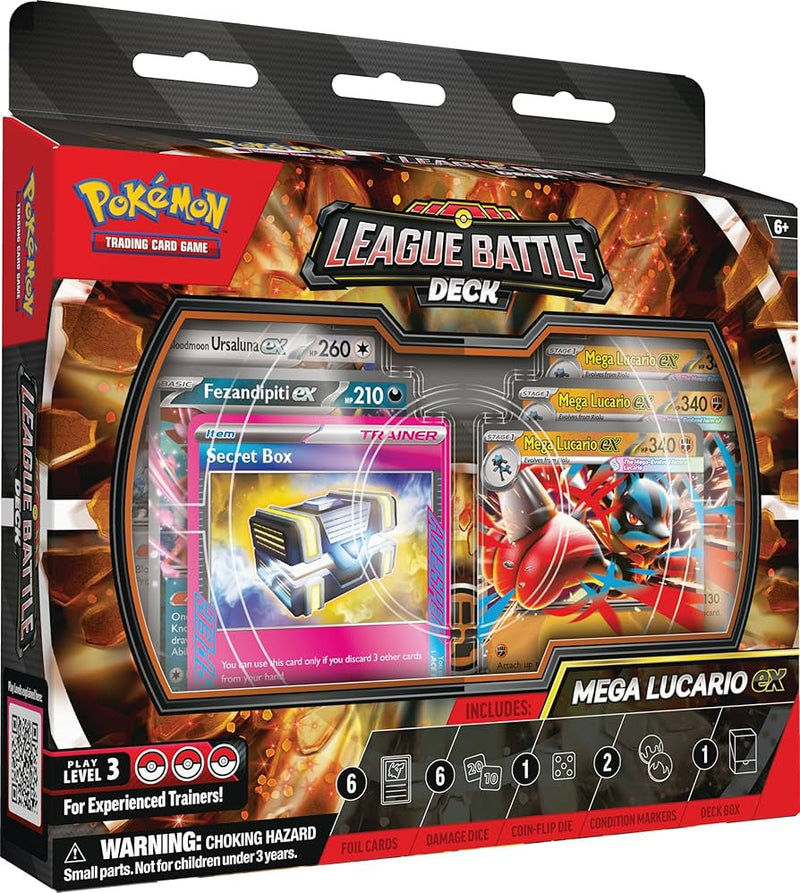 Pokemon Mega Lucario Ex League Battle Deck