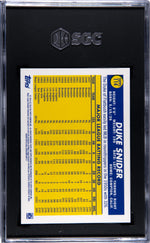 2024 Topps Archives Purple Foilboard Duke Snider #114 SGC 8