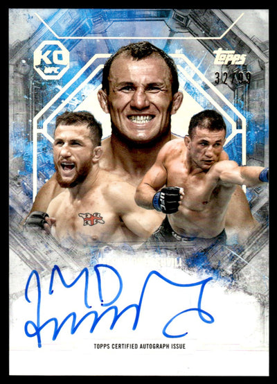 2025 Topps Knockout CG-MD Merab Dvalishvili Collage-A-Graphs /99 Auto