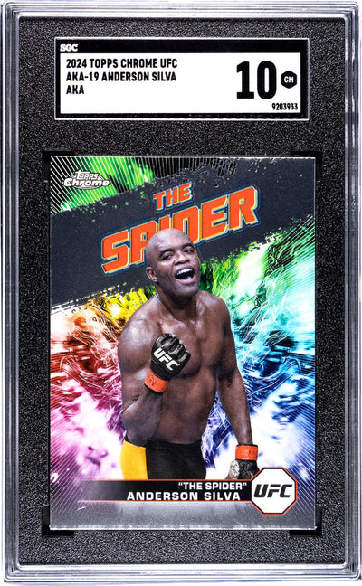 2024 Topps Chrome #AKA-19 Anderson Silva AKA SGC 10