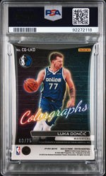 2022 Panini Spectra Colorgraphs Luka Doncic #CG-LKD /75 PSA 9
