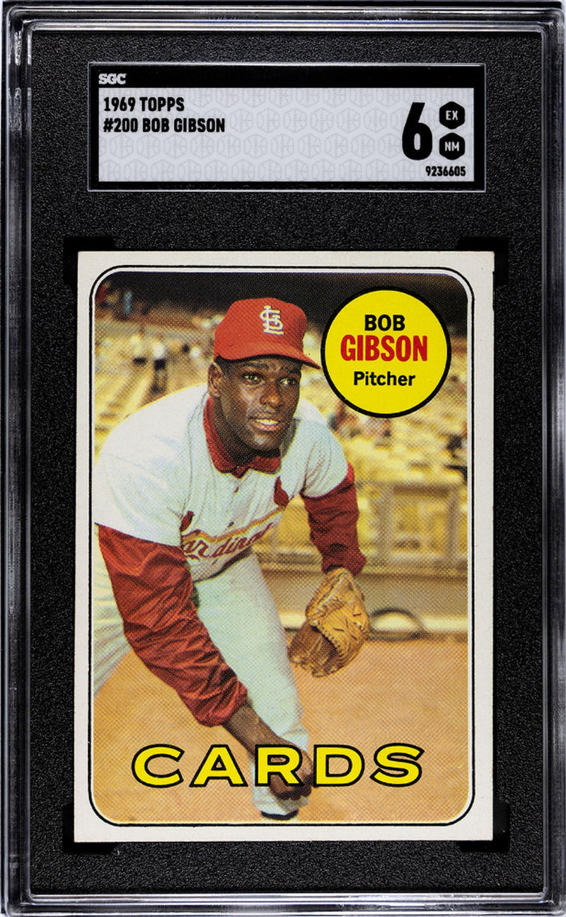 1969 Topps #200 Bob Gibson SGC 6