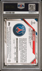2021 Topps Chrome UEFA Champions League Purple & Gold Starball Refractor Xavi Simons #182 PSA 10