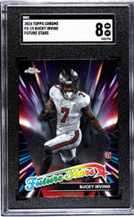 2024 Topps Chrome Future Stars Bucky Irving #FS-19 RC SGC 8