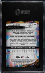 2024 Topps Finest Jonny DeLuca #7 RC SGC 10
