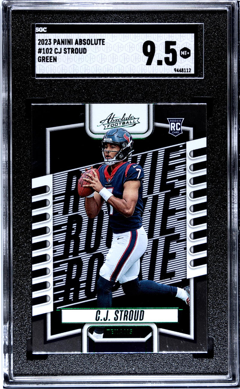 2023 Panini Absolute Green C.J. Stroud #102 RC SGC 9.5