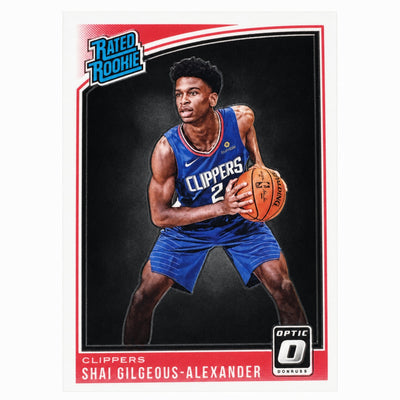 2018-19 Donruss Optic #162 Shai Gilgeous-Alexander Rated Rookie RC