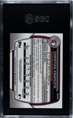 2023 Bowman Draft Chrome Auto Christian Knapczyk #CDA-CKN SGC 9 Auto 10