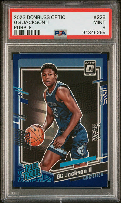 2023 Donruss Optic Purple GG Jackson II #228 RC PSA 9