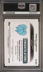 2022 Topps Chrome Overtime Elite Autographs #CARD2 Rob Dillingham Auto-Orange Basketball Ref PSA 10