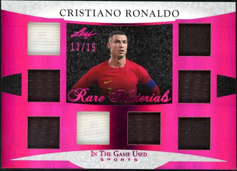 2024 Leaf In The Game Used RM-3 Cristiano Ronaldo Rare Materials /15
