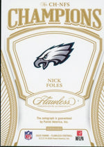 2025 Flawless CH-NFS Nick Foles Champions Auto /25