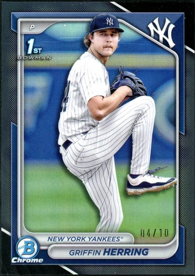 2024 Bowman Chrome Griffin Herring Black Refractor 04/10