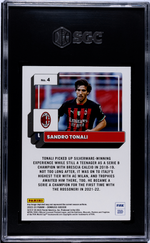 2022-23 Donruss #4 Sandro Tonali Silver SGC 8