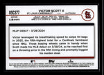 2024 Topps Chrome Update Sapphire Yellow Victor Scott II #USCS77 RC /50
