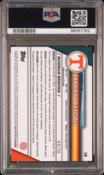 2023 Bowman University Chrome Gold Refractor Santiago Vescovi #78 /50 PSA 10