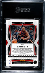2023-24 Panini Obsidian Electric Etch RJ Barrett #178 /10 SGC 9
