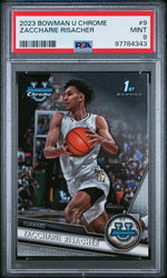 2023 Topps Bowman U Chrome Zaccharie Risacher #9 1st Bowman PSA 9